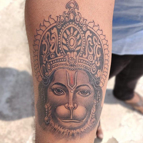 hindu god-hanuman tattoos